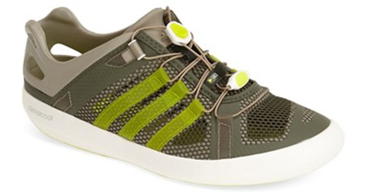 adidas 'climacool Boat Breeze' Water Shoe in Green for Men - Lyst