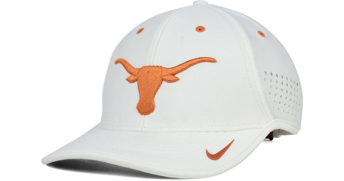 Nike Texas Longhorns Drifit Coaches Cap in White for Men Lyst
