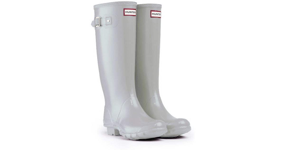 gray hunter rain boots