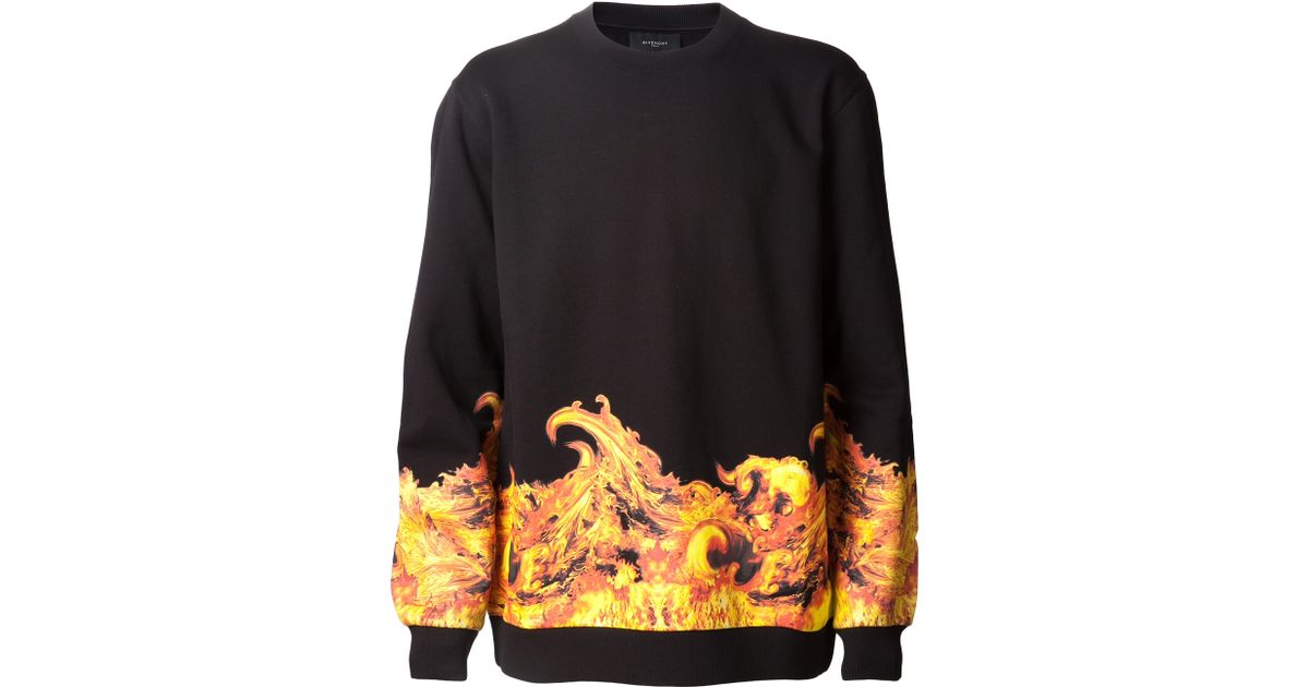 givenchy flame sweater