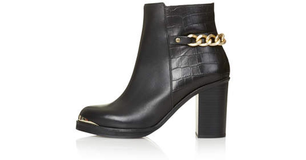 topshop heeled ankle boots
