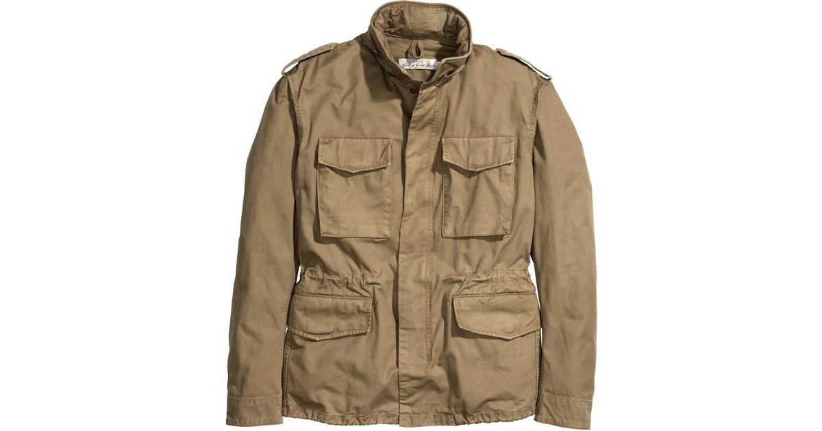 H&M Cargo Jacket in Brown for Men | Lyst