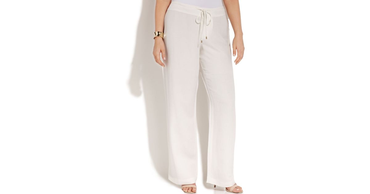 calvin klein linen pants