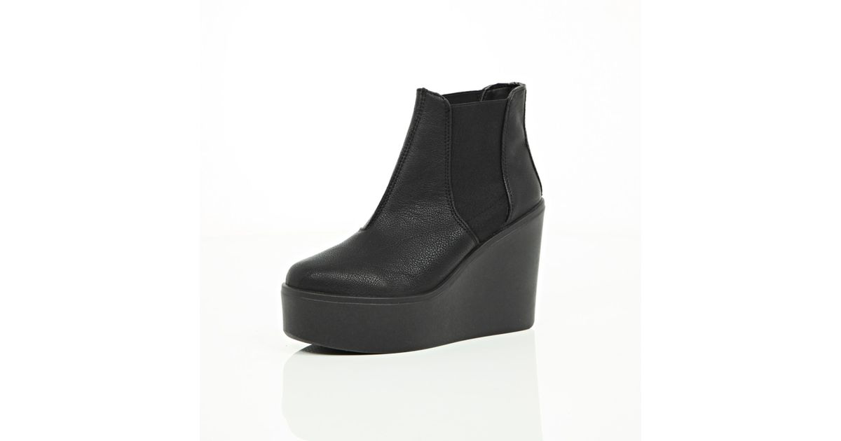 river island wedge boots