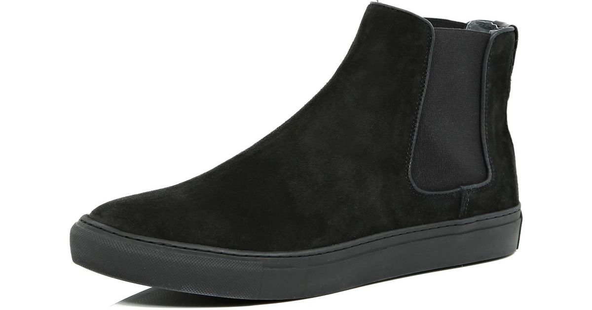 mens flat sole boots