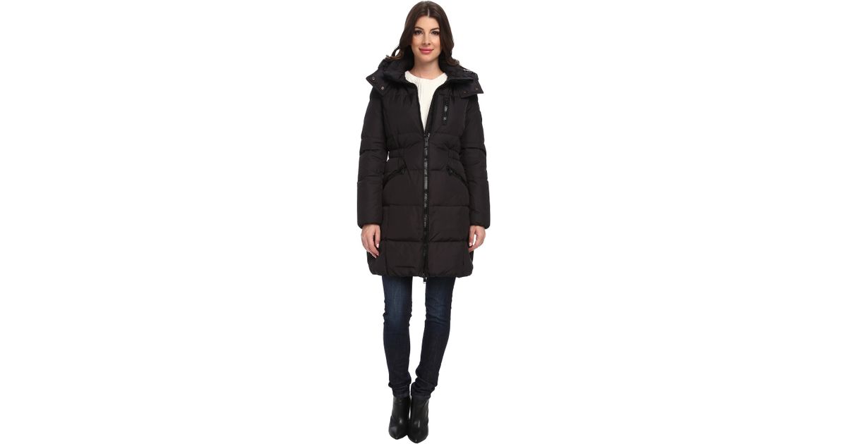 coach long down coat