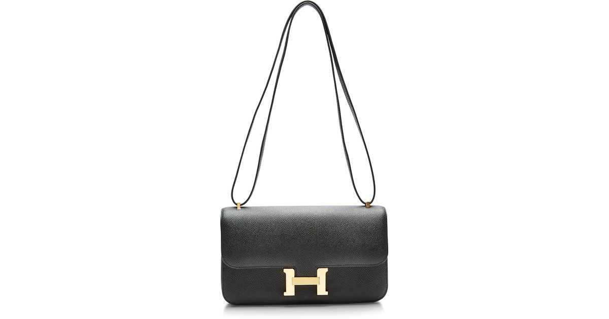 Heritage auctions special collection Hermes 25cm Black Epsom ...