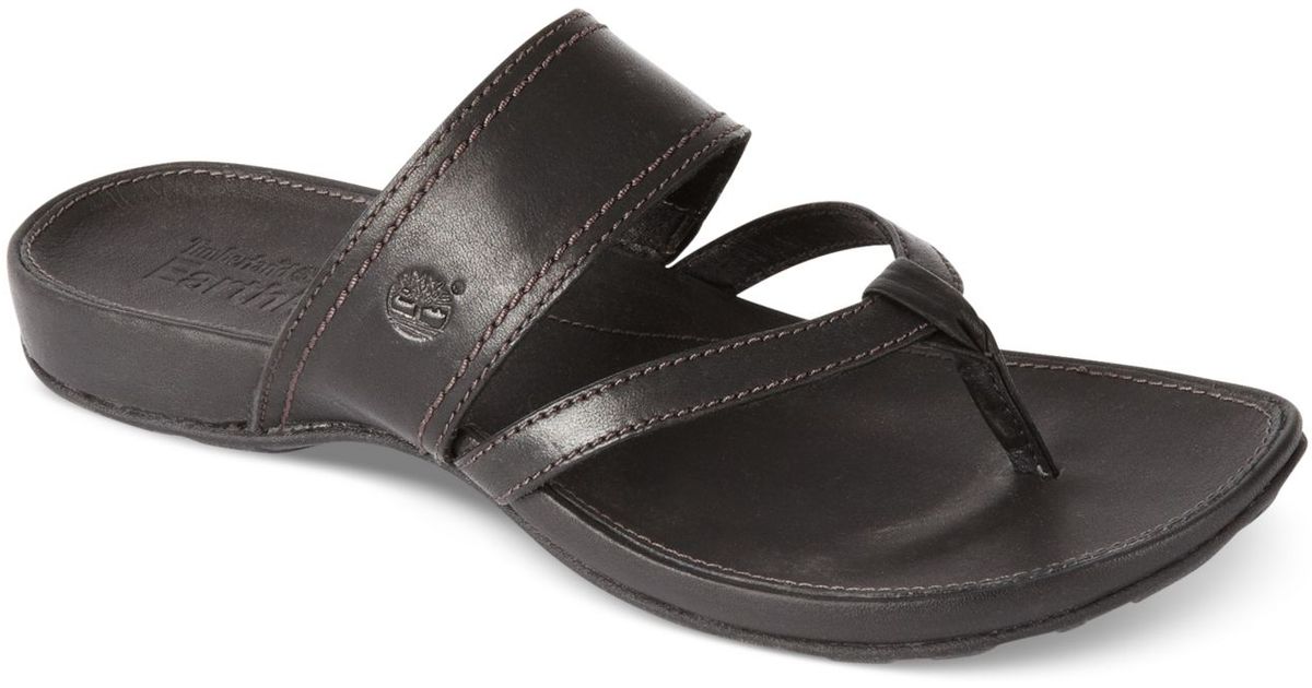 Timberland Womens Lola Bay Sandals in Black - Lyst