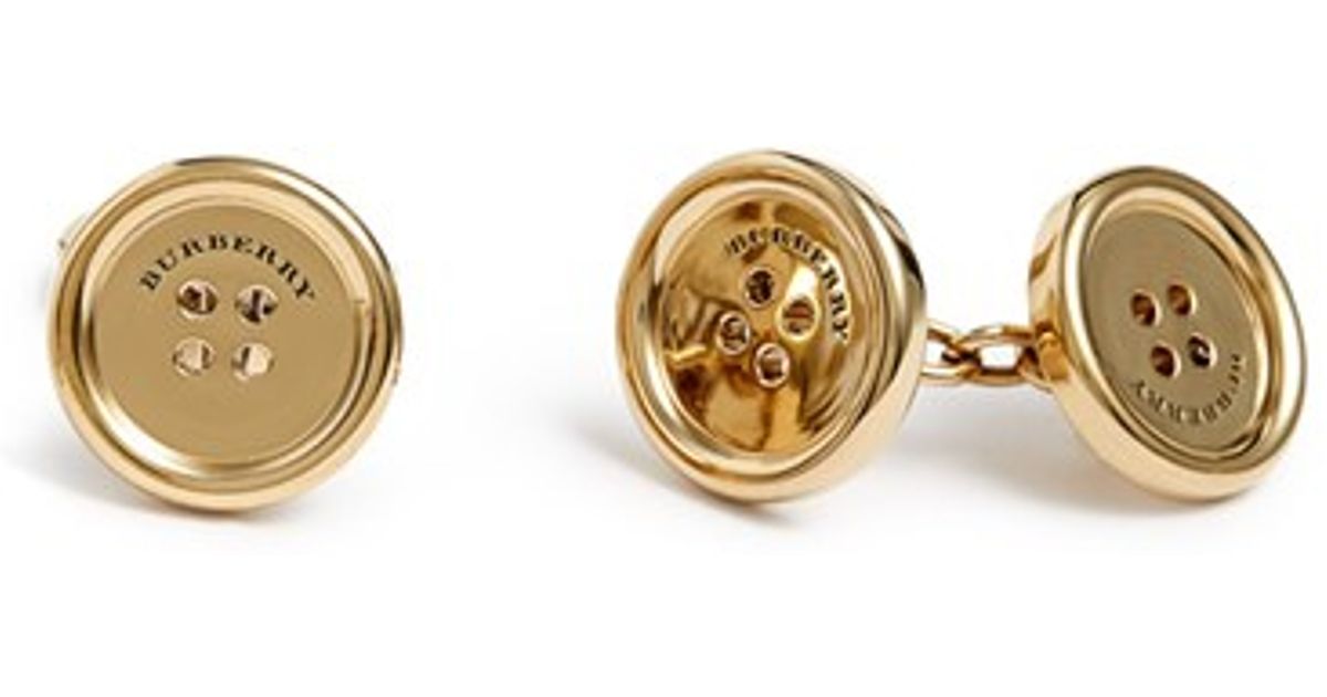 burberry gold buttons