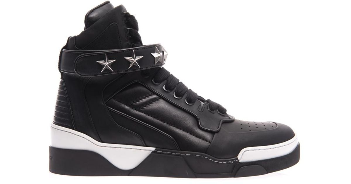 Givenchy Tyson Star Leather Hightop 