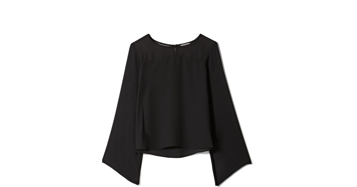 vince camuto bell sleeve blouse