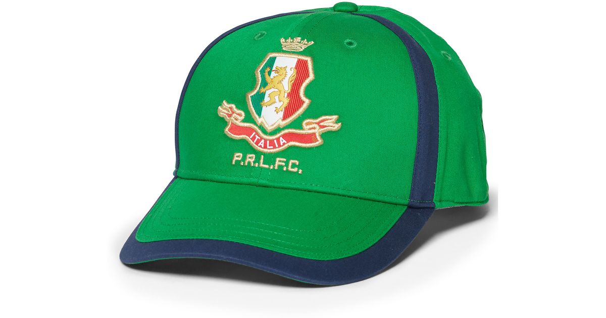 Ralph Lauren Italy Baseball Cap in Green for Men Lyst
