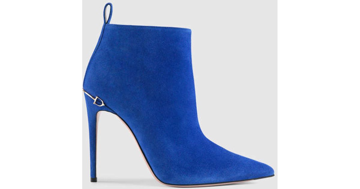 blue gucci boots