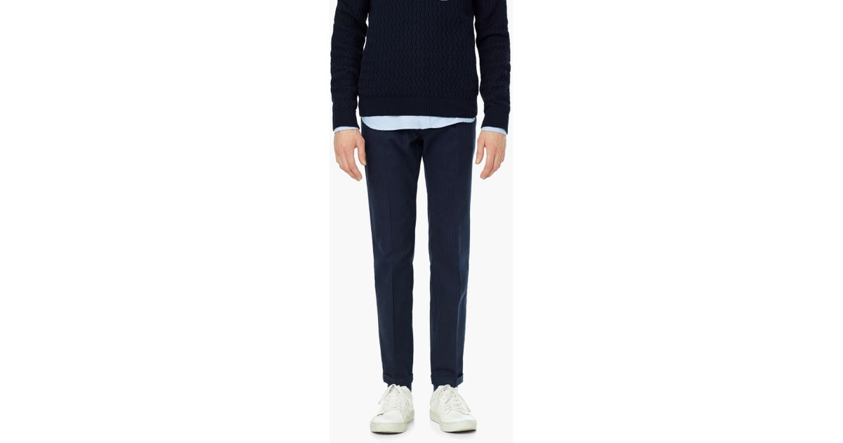 mens pinstripe chinos