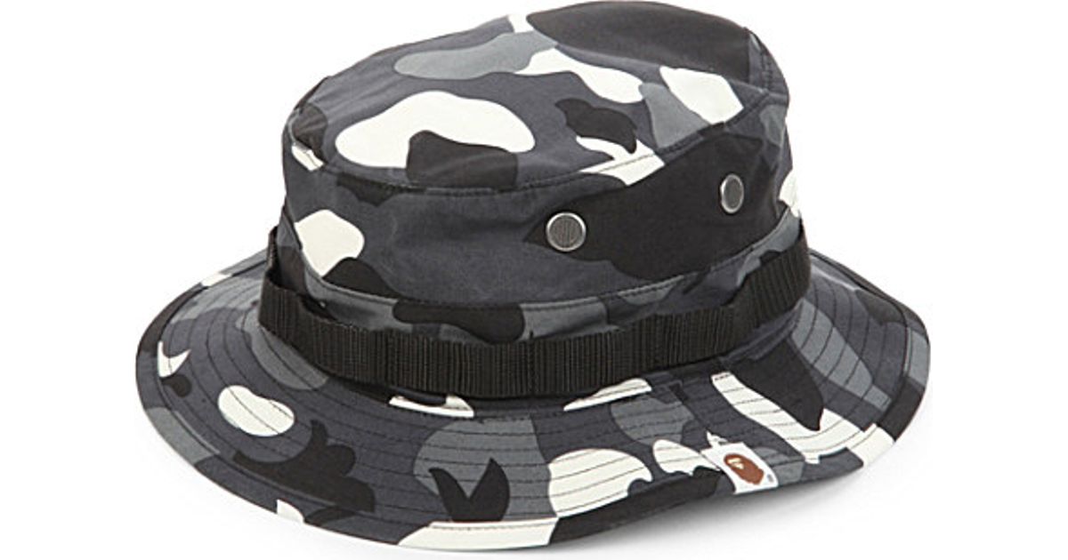 city camo bucket hat