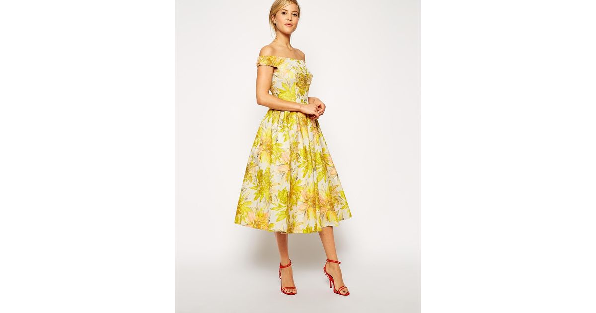 sunflower yellow prom dress