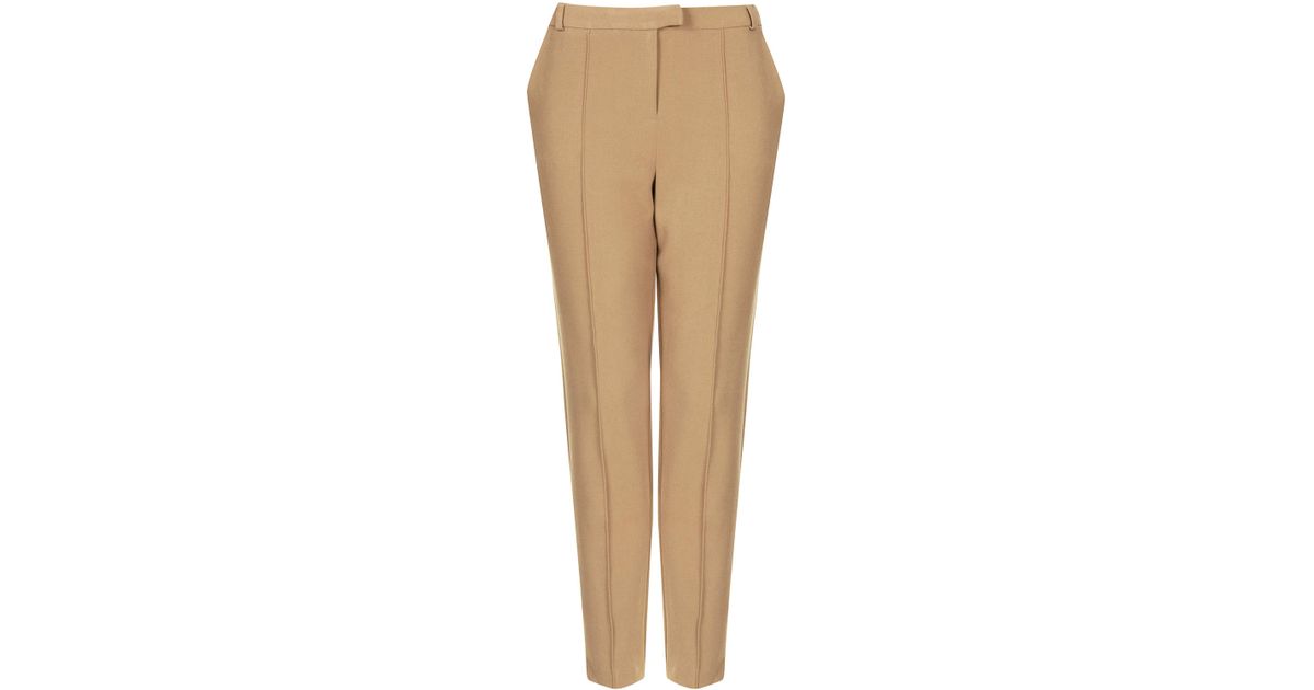 brown cigarette trousers