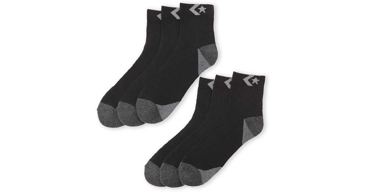 converse quarter socks