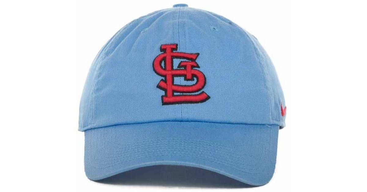 st louis cardinals light blue hat