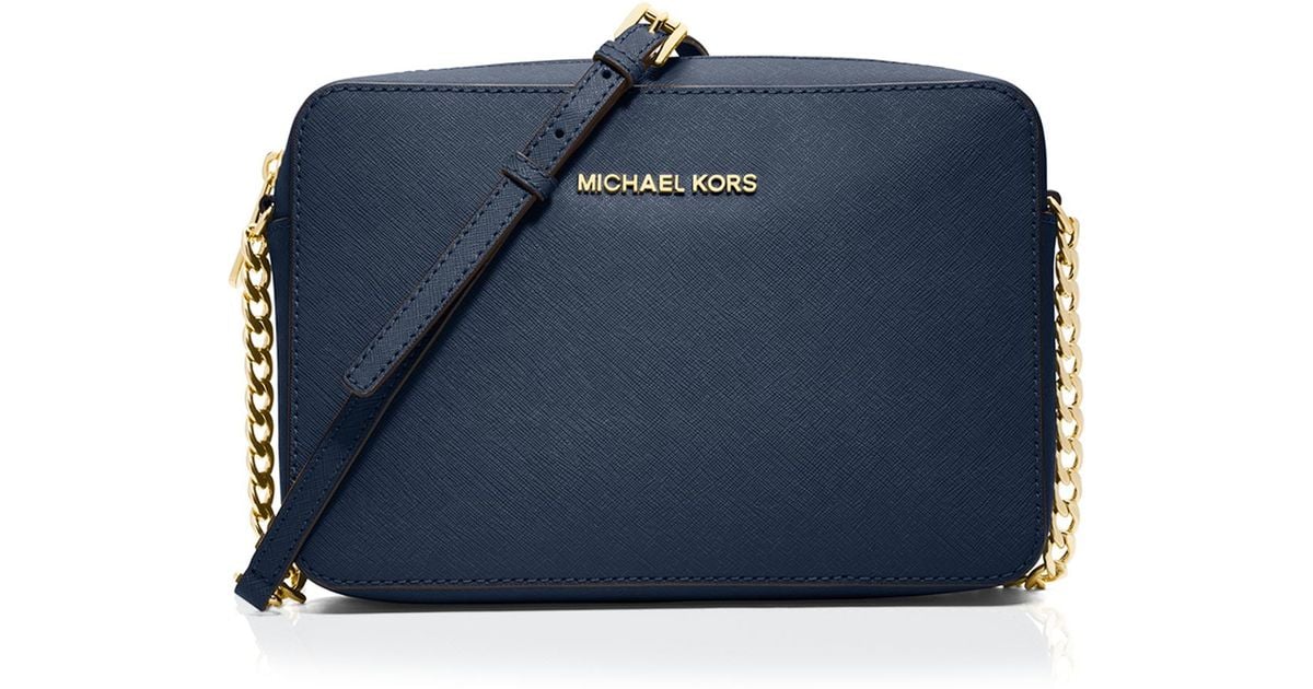 michael kors small blue crossbody