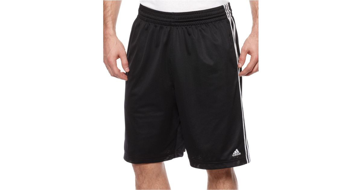 adidas Basketball Shorts Triple Up Mesh Basketball Shorts in Black for ...