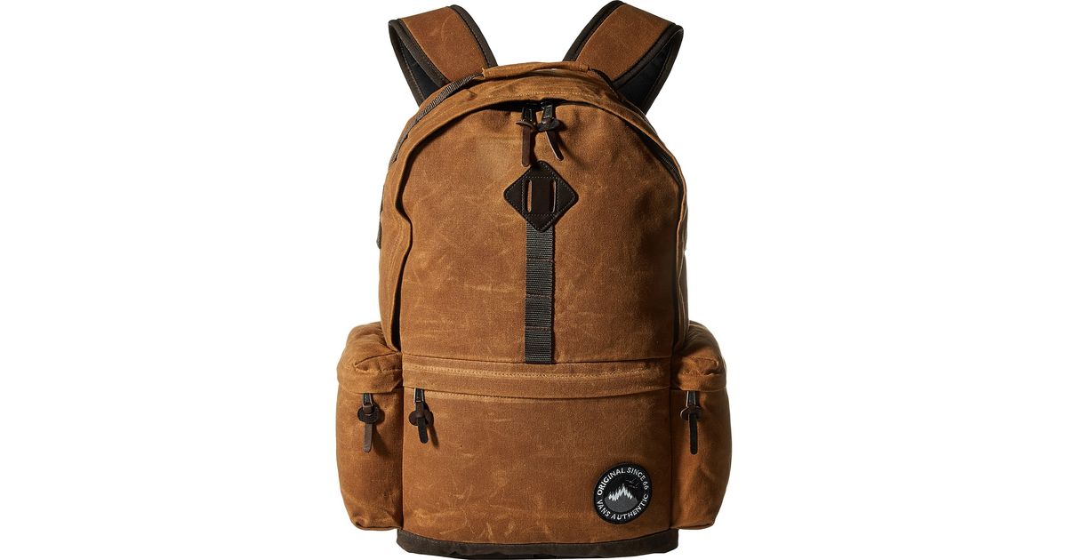 brown vans backpack
