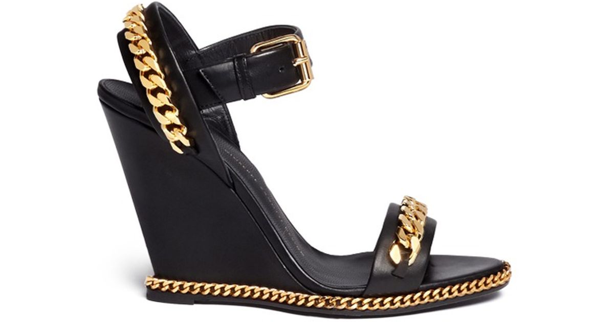 giuseppe zanotti chain sandals