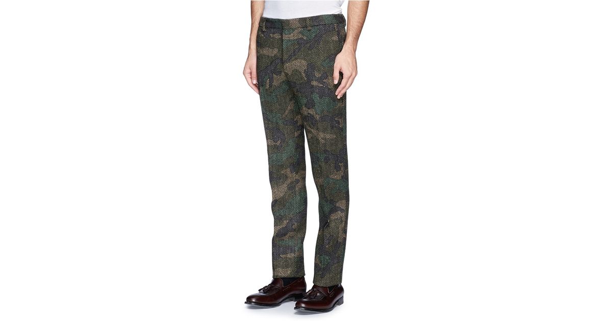 valentino camo pants