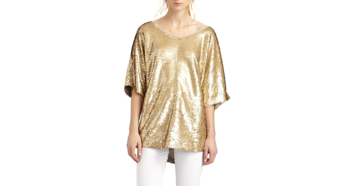 rachel zoe sequin top