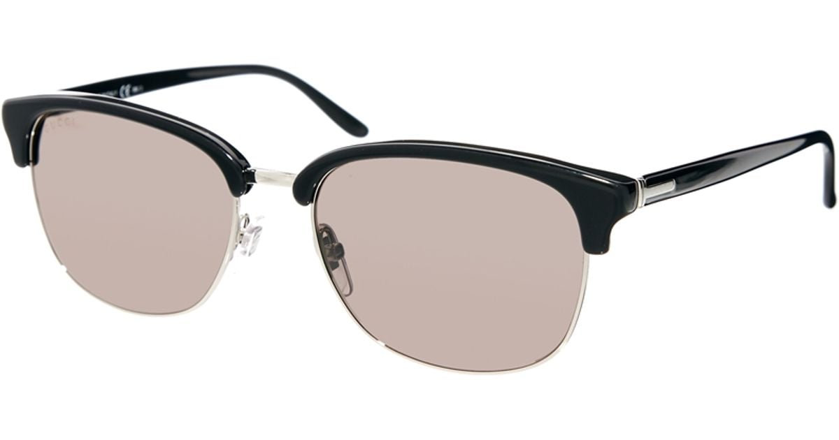 gucci 58mm clubmaster sunglasses