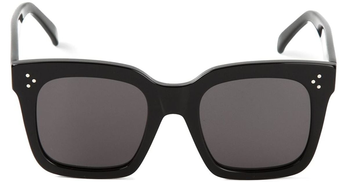 Celine 'Tilda' Sunglasses in Black | Lyst