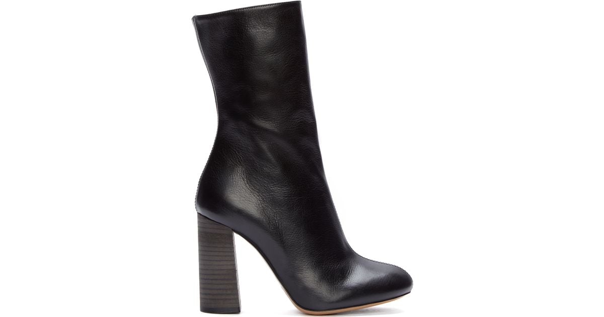 black chloe boots