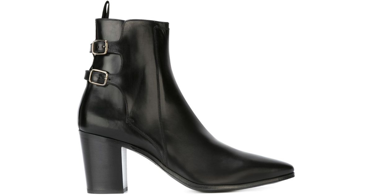 Saint Laurent french 85 Boots in Black for Men Lyst