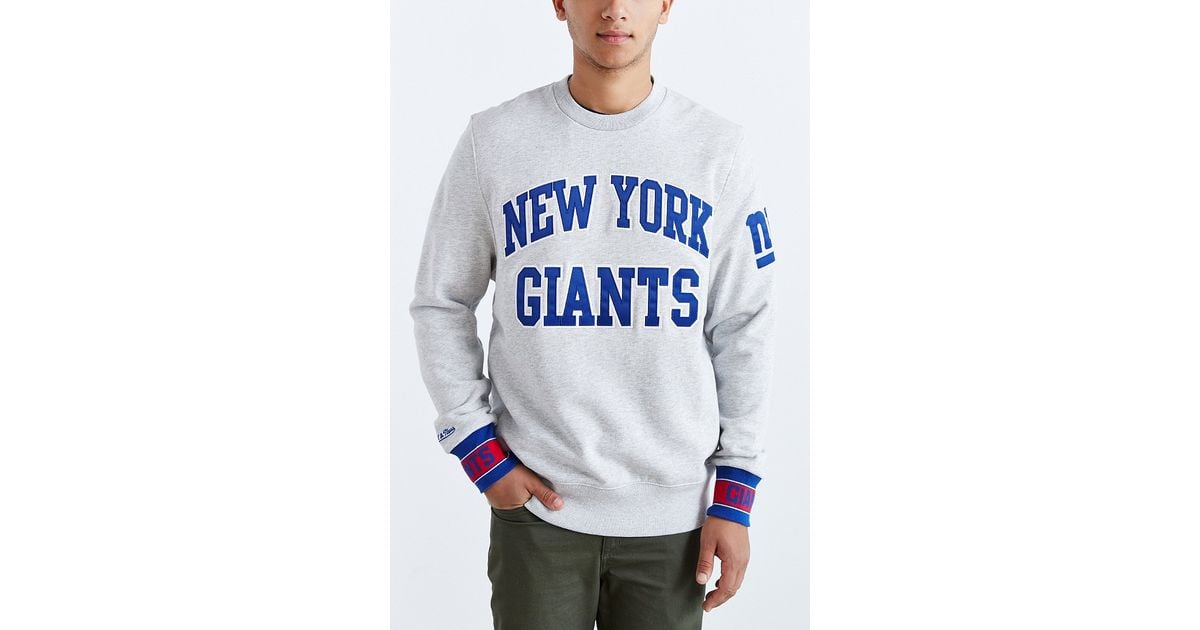 Mitchell & Ness New York Giants Team Sweatshirt in Grey (Gray) for Men - Lyst