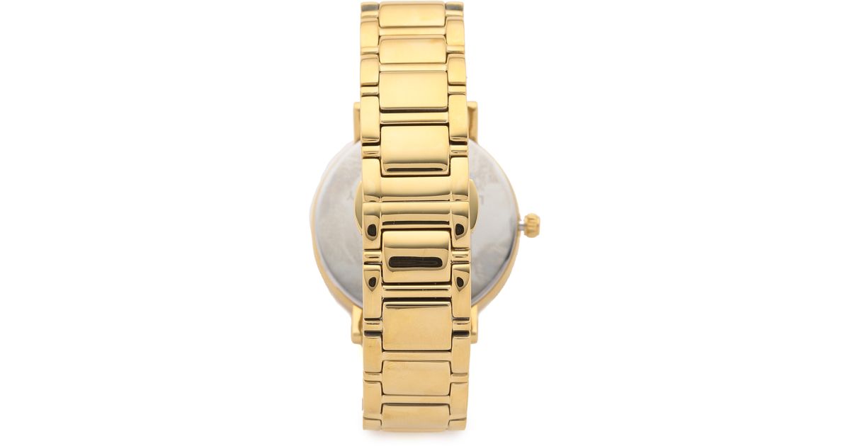 Kate spade Gramercy Grand Bracelet Watch in Metallic | Lyst
