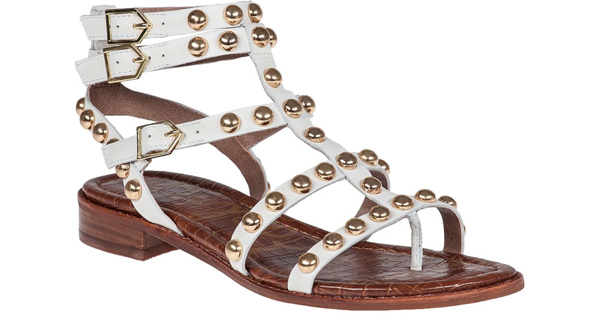 sam edelman gold gladiator sandals