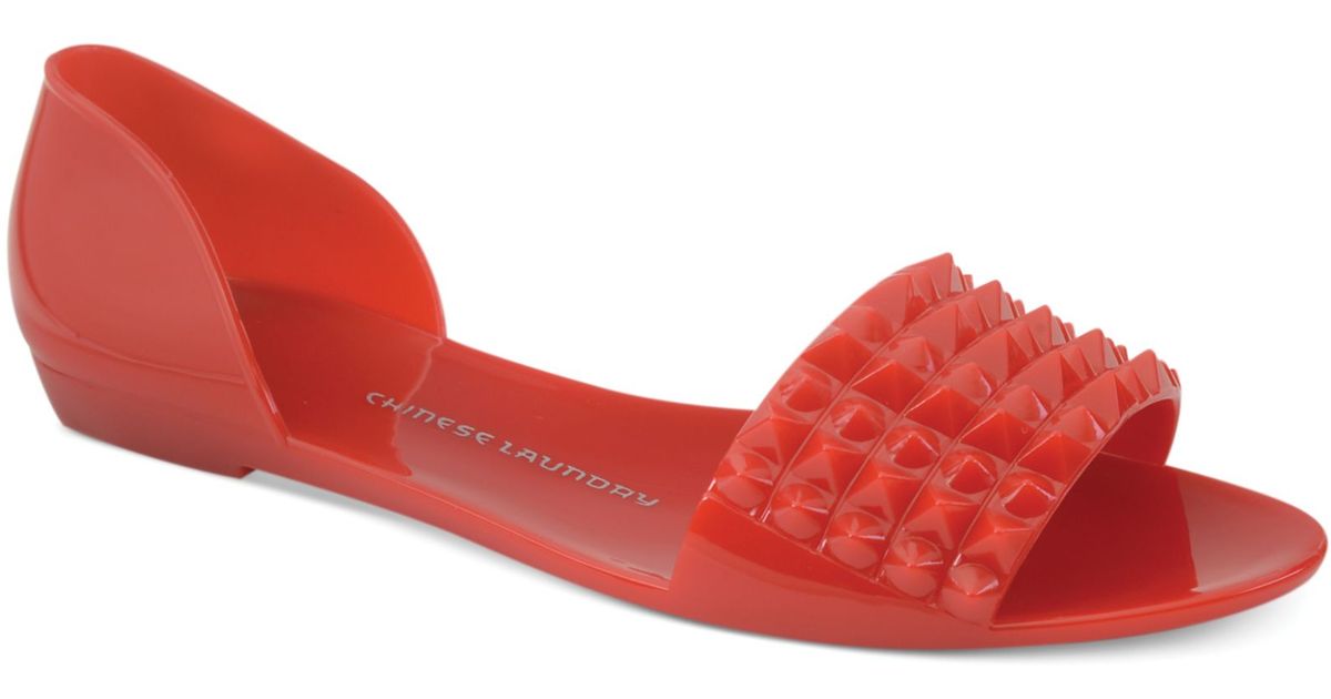 chinese laundry jelly sandals