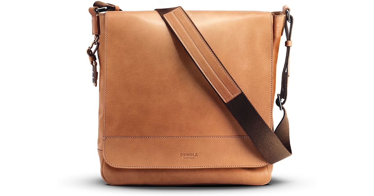 shinola messenger bag