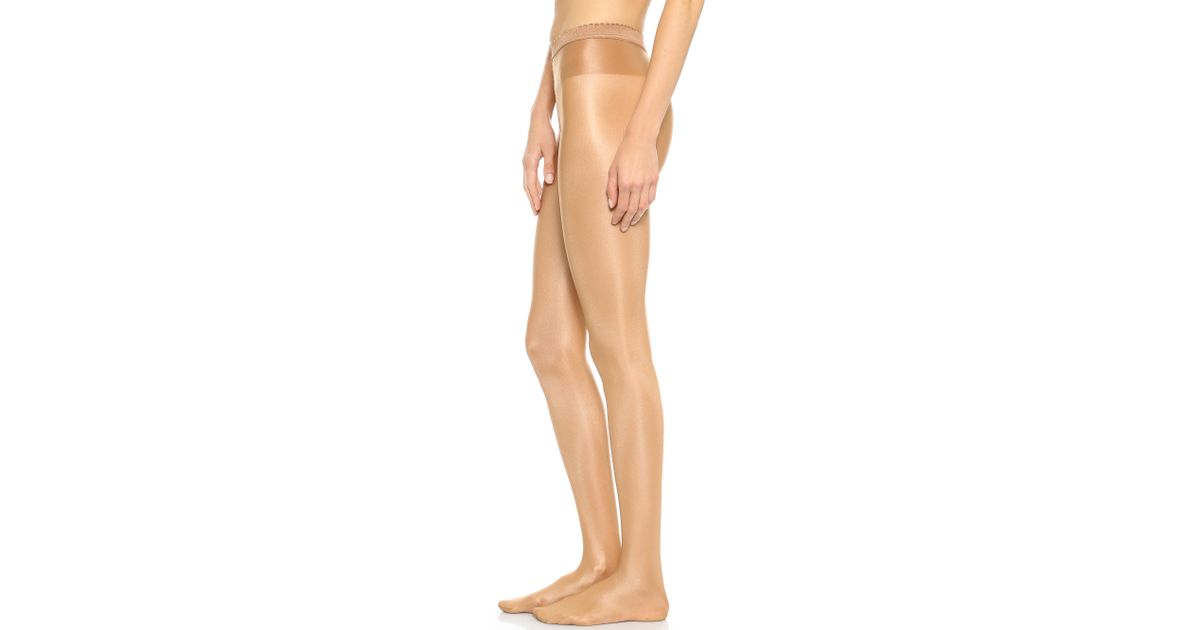 Wolford Neon 40 Tights Black in Beige (Gobi) Lyst