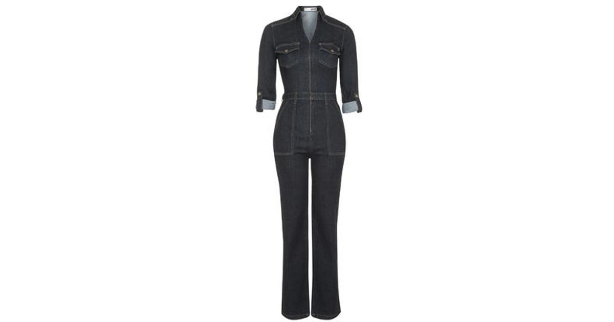 flared boiler suit