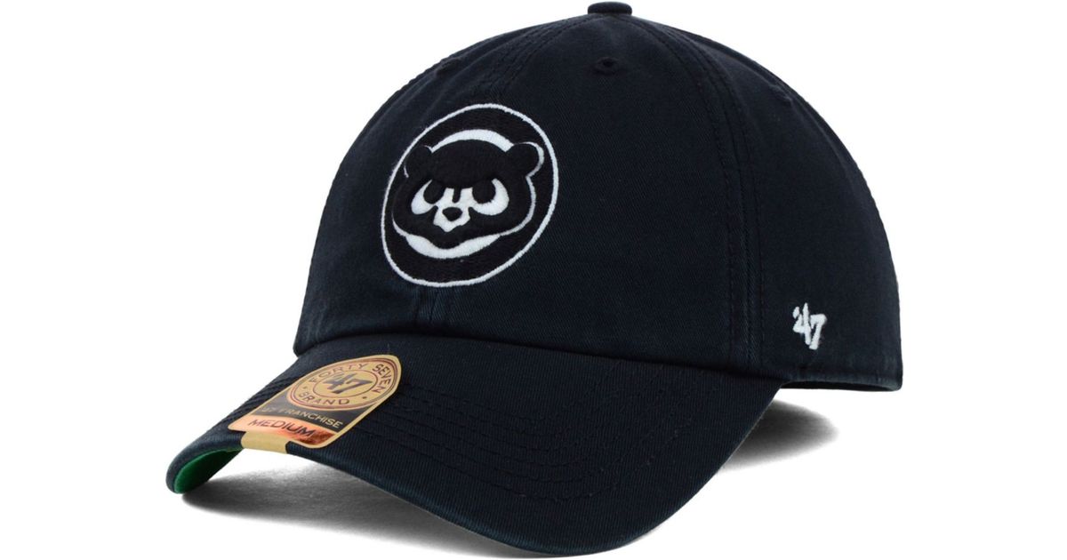 chicago cubs black hat