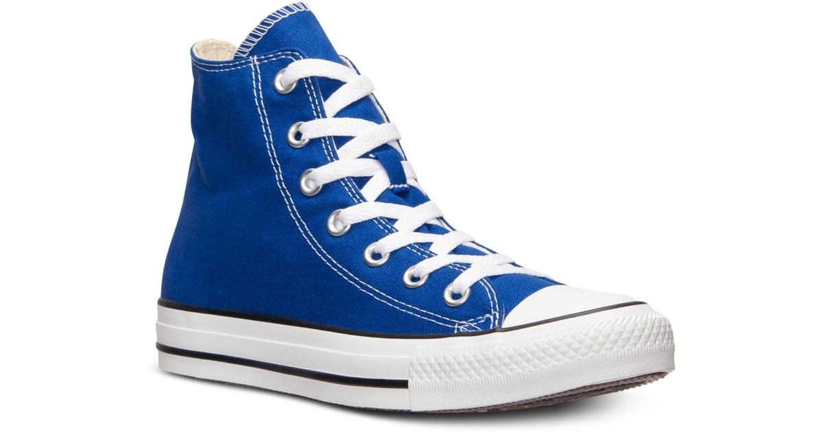 Converse Mens Chuck Taylor High Top Casual Sneakers From Finish Line in Blue  for Men | Lyst