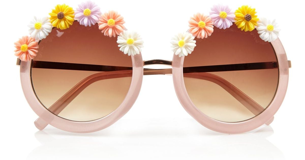 flower frame sunglasses