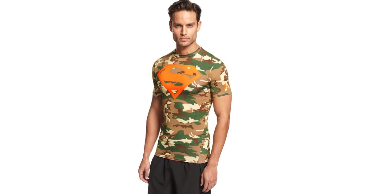 camo under armour compression shirt