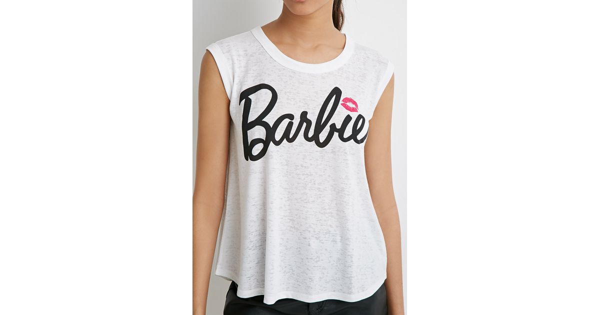 white barbie tank top