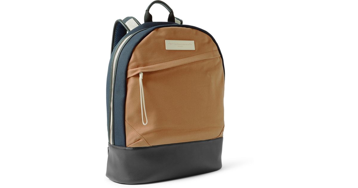 organic canvas backpack