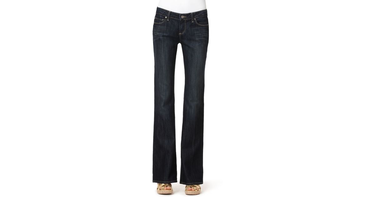 PAIGE Laurel Canyon Bootcut Jeans in Mckinley Wash in Blue | Lyst