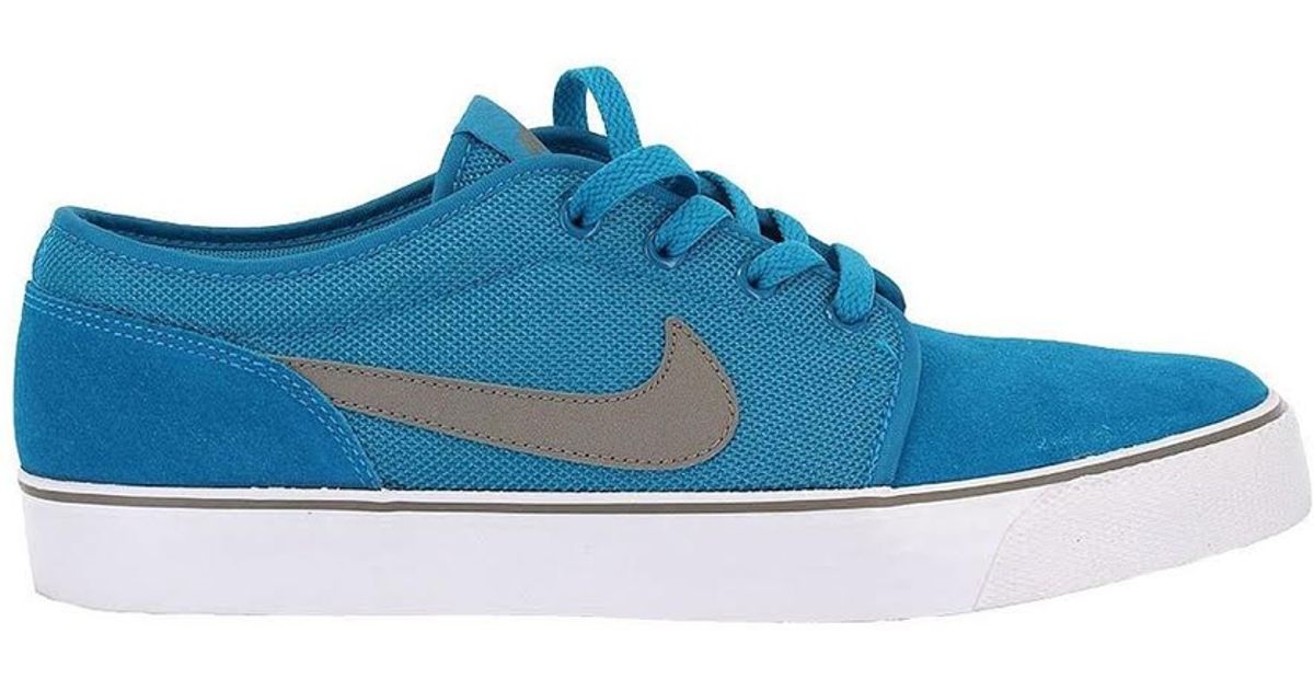 nike toki low blue