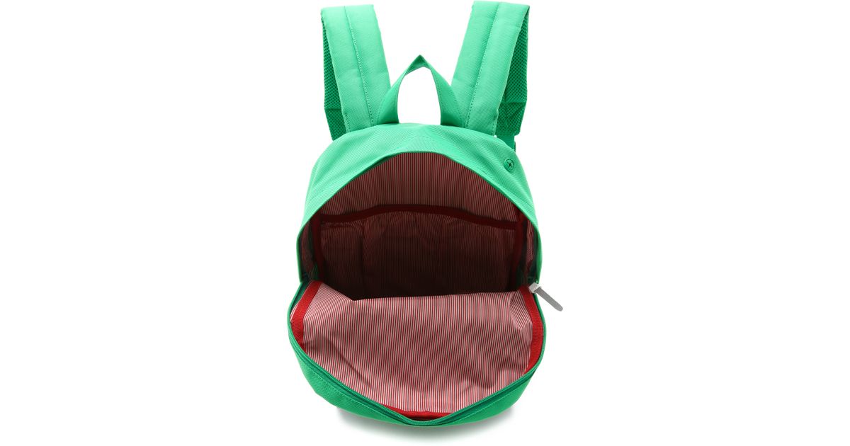 kelly green backpack