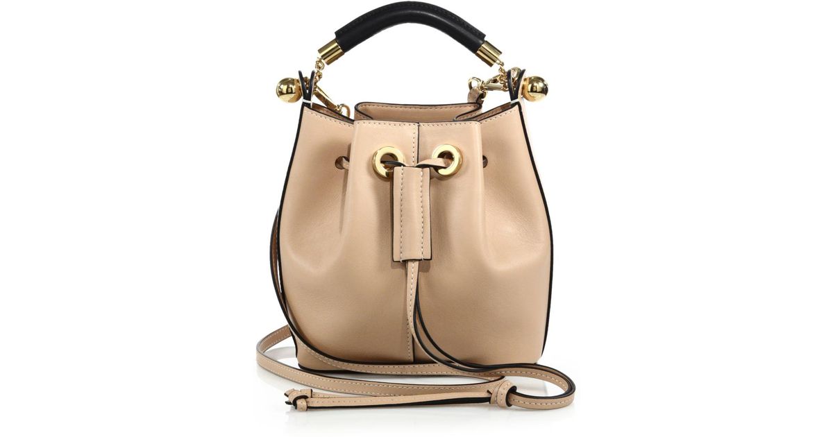 small gala bucket bag in smooth calfskin  